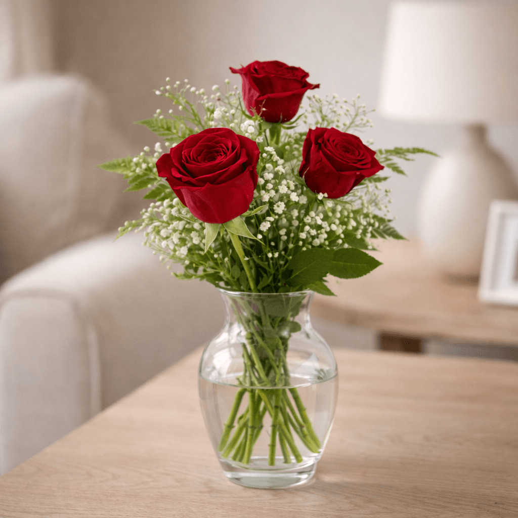 3 rosas