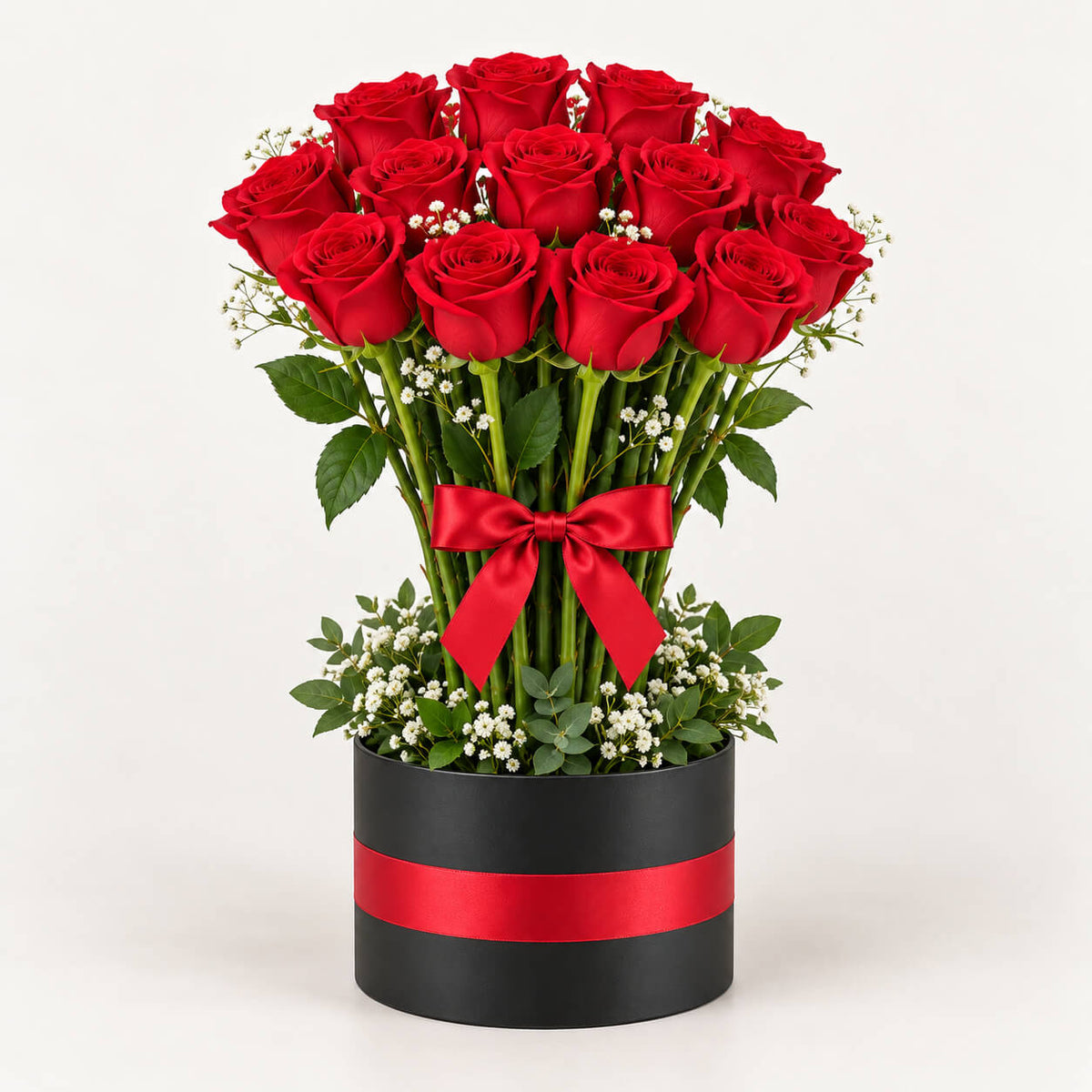 Caja de rosas amor sublime