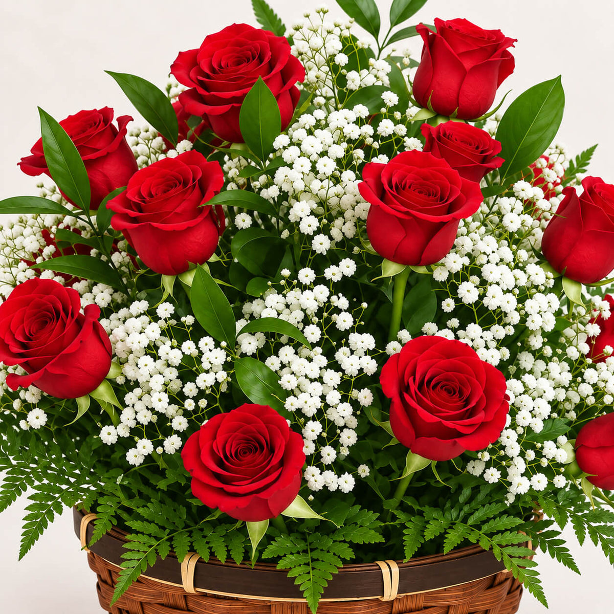 Cesta de rosas romance