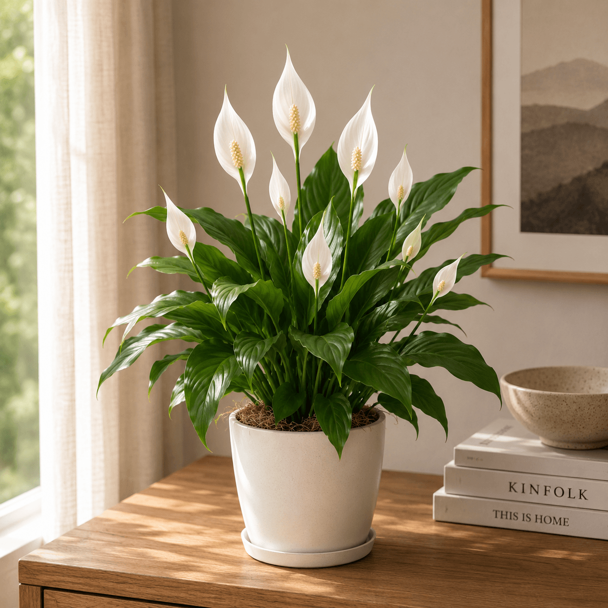 Spathiphyllum  (Lirio de la paz)