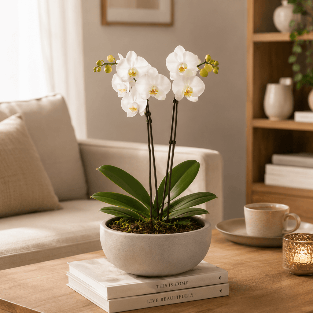 Composicion de orquideas