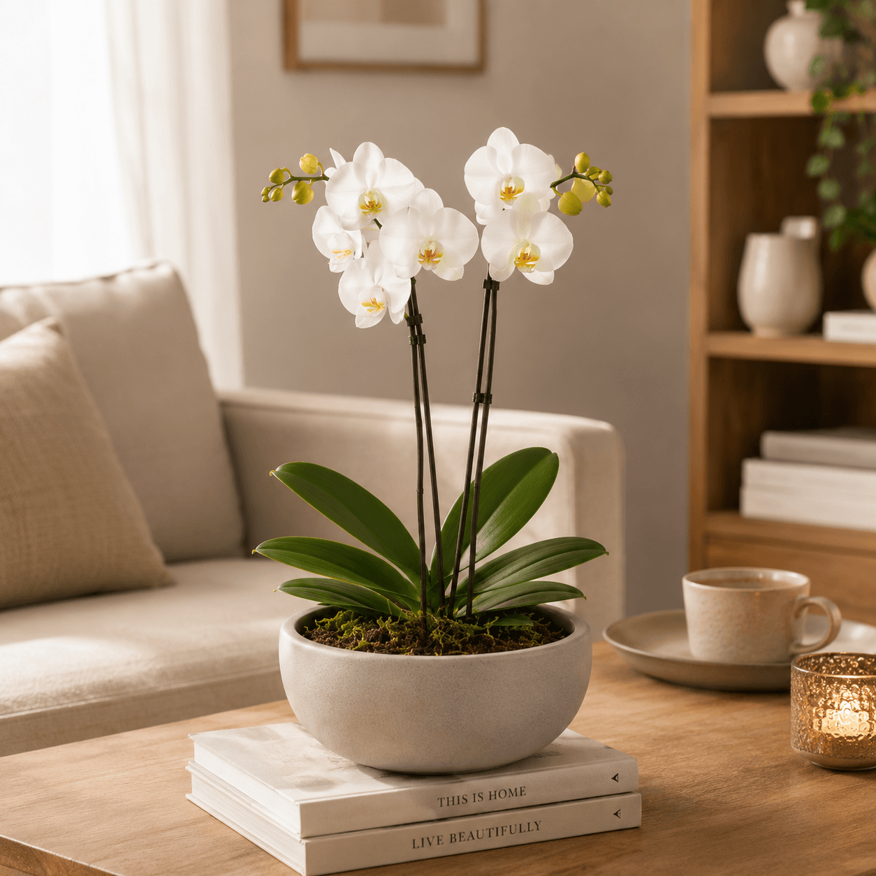 Composicion de orquideas