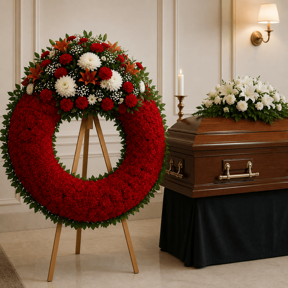 Corona homenaje eterno