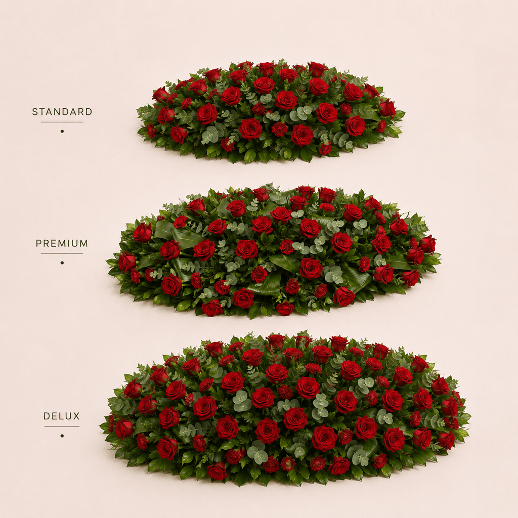 Manta de rosas rojas