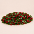 Manta de rosas rojas