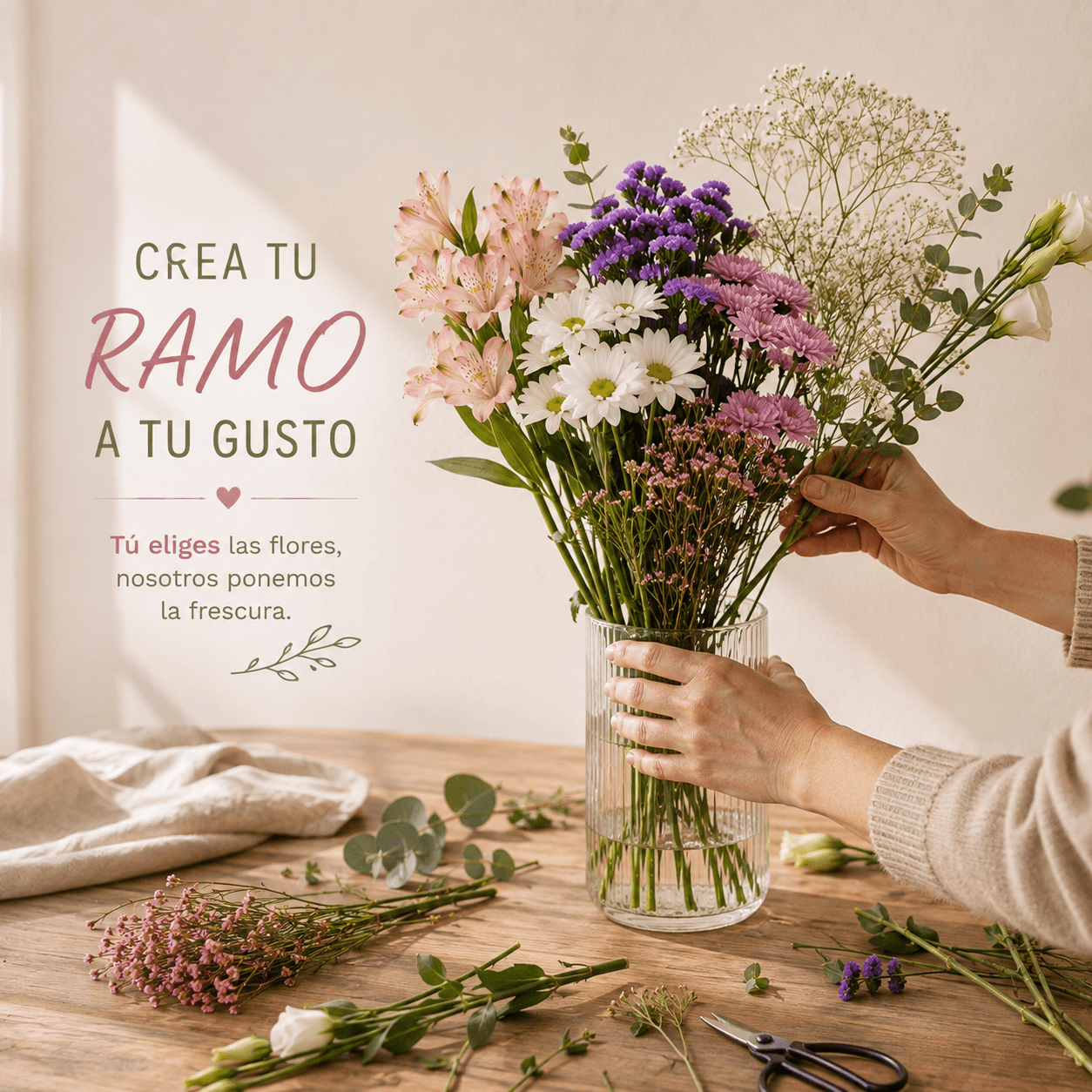 Pack crea tu ramo