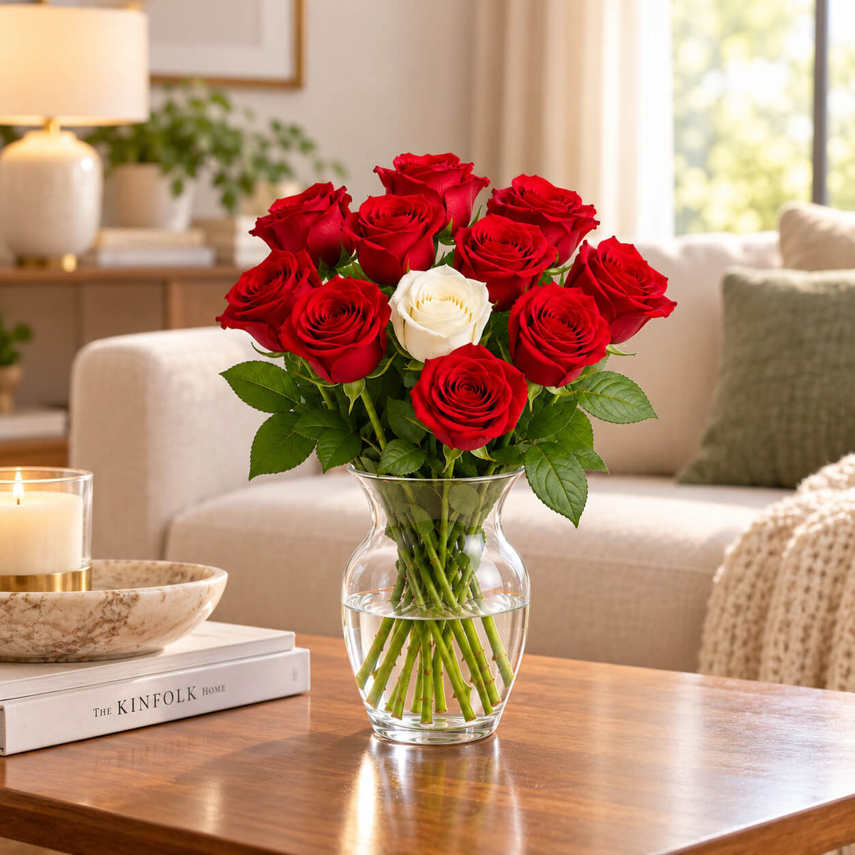 Pack de 10 rosas amor unico