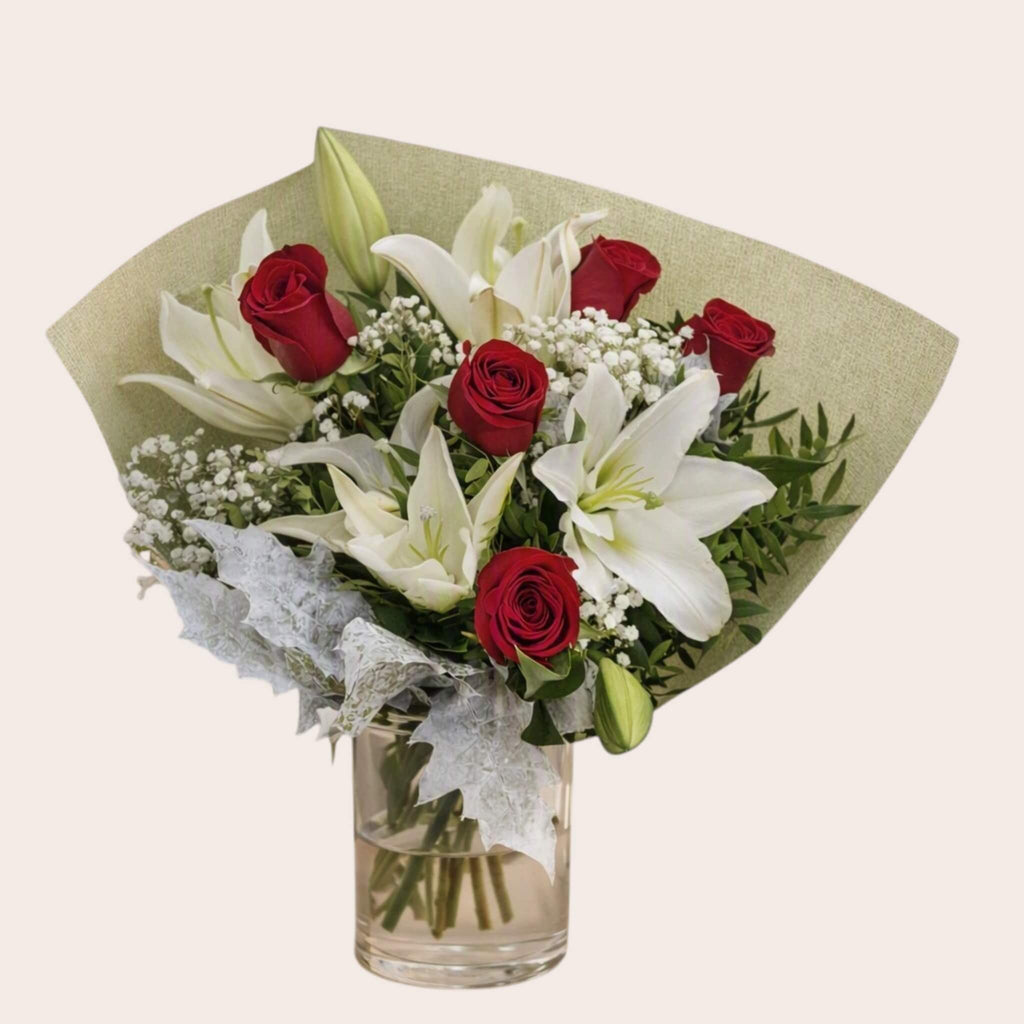 Ramo rosas y liliums