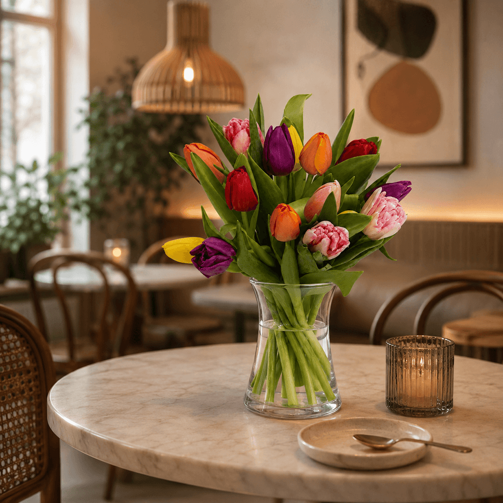 Ramo 15 tulipanes