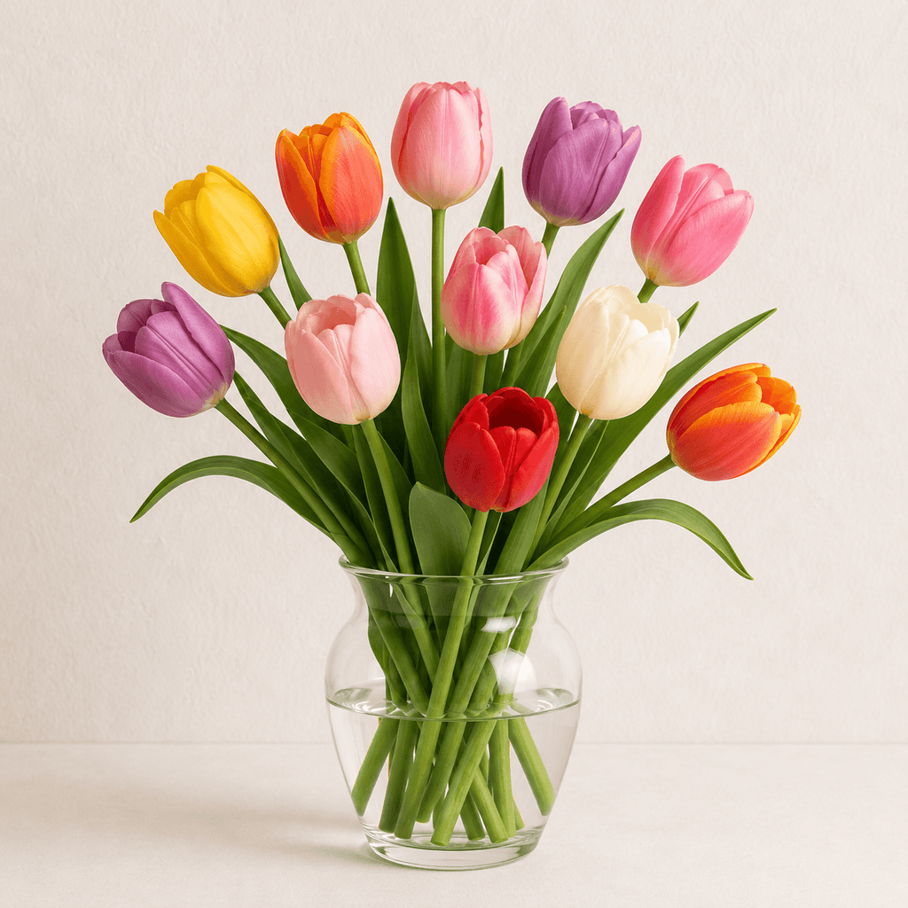 Pack 10 tulipanes variados