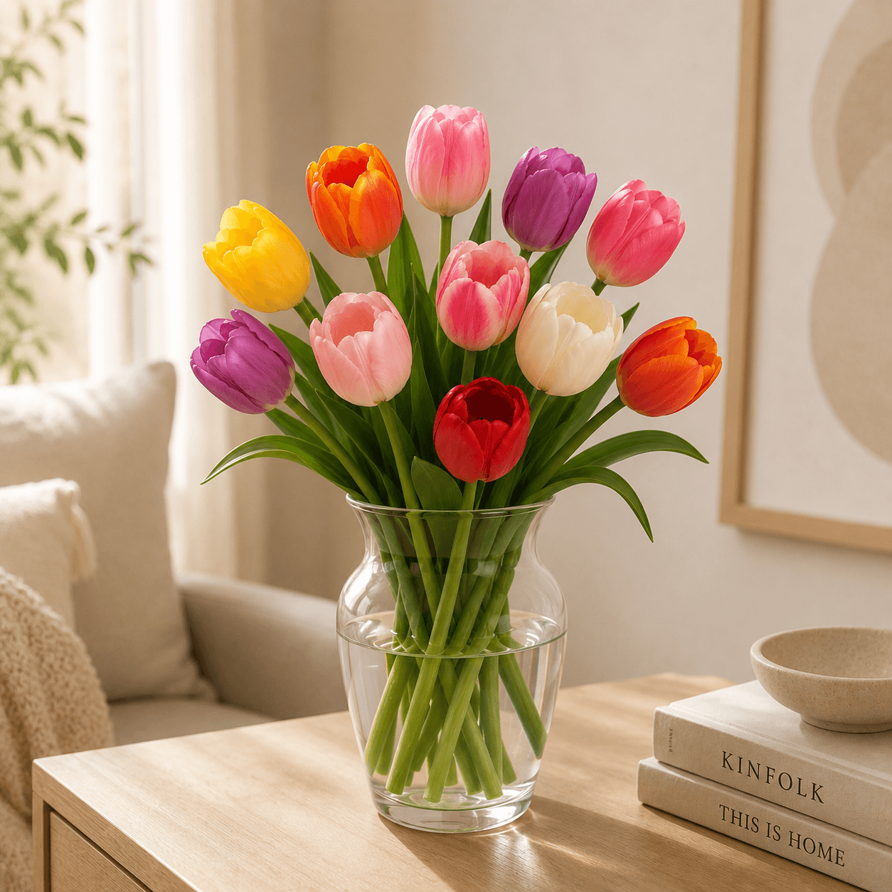Pack 10 tulipanes variados
