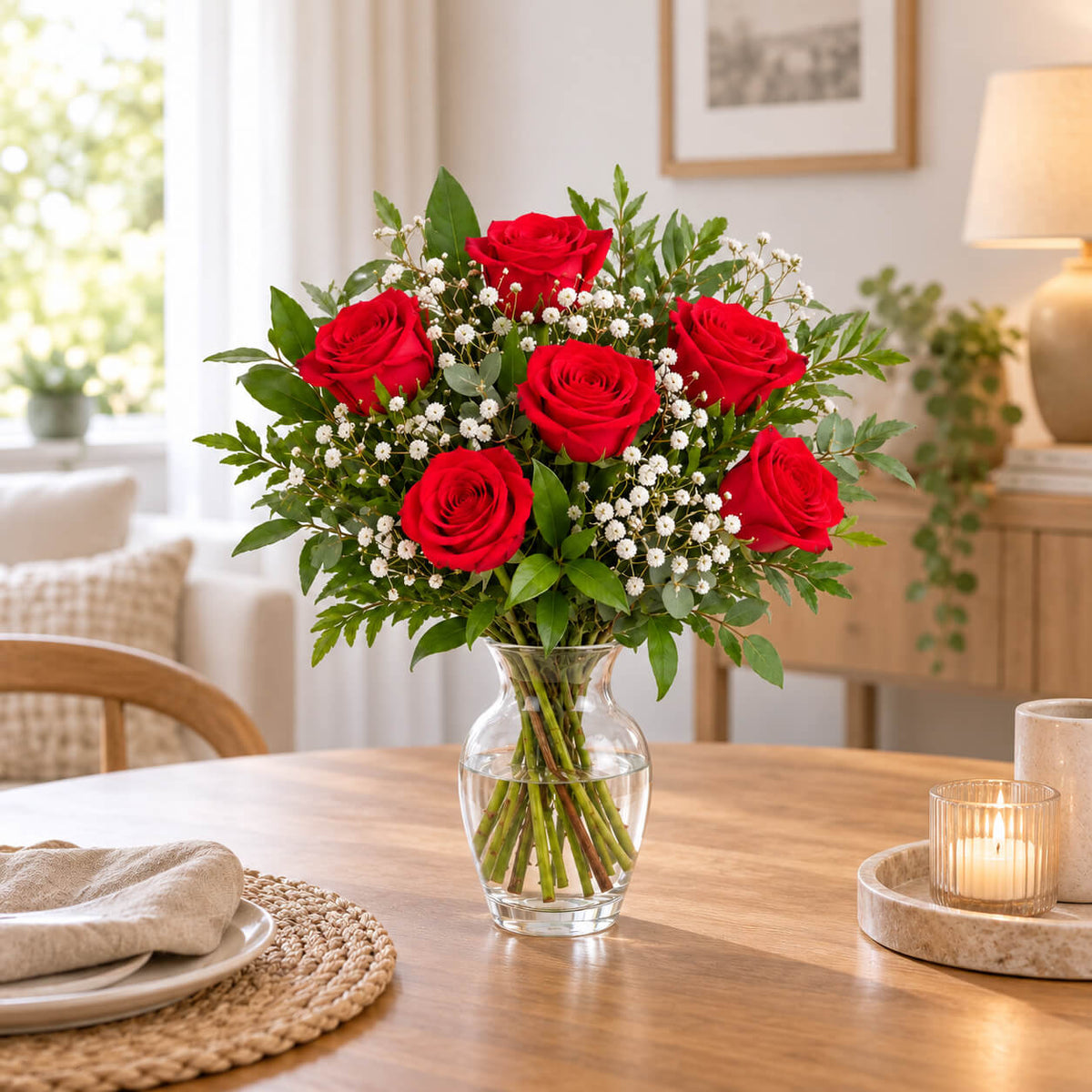 Ramo de 6 rosas