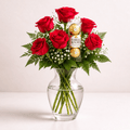 Ramo de 6 rosas y bombones