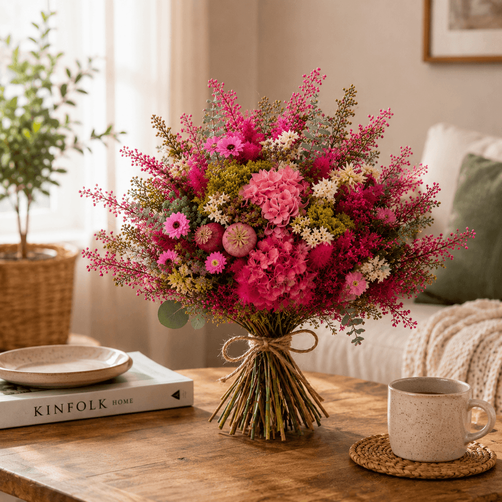 Ramo preservado jardín rosado