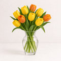 Ramo tulipanes amarillo radiante