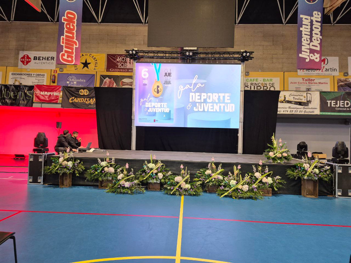 Decoración para la Gala del Deporte de Guijuelo